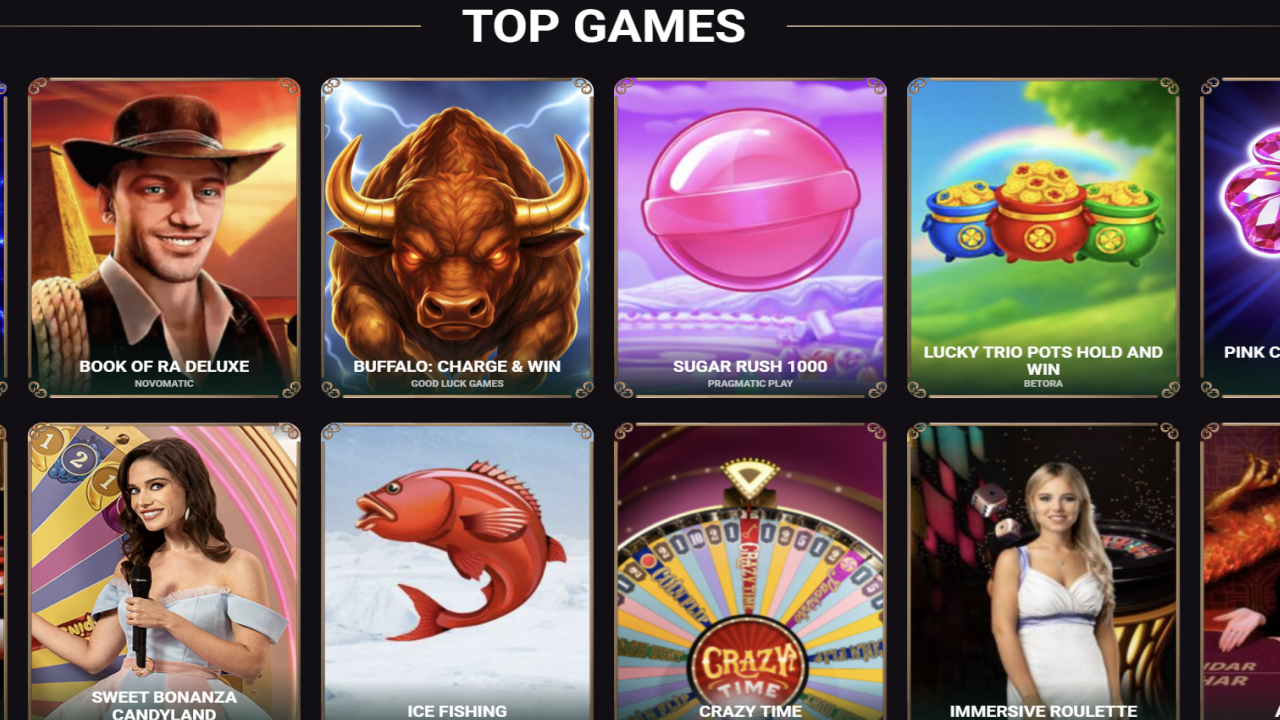 Winzoria Casino games